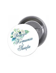 Przypinki Buttony – Komunia Pierwsza Święta Znaczki