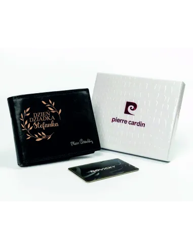 Portfel z Grawerem Pierre Cardin Duży Wybór Wzorów Prezent