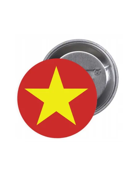 Przypinki Buttony Flaga Wietnam Znaczki Badziki Grafiką