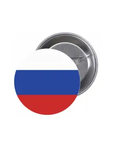 Przypinki Buttony Flaga Rosja Znaczki Badziki z Grafiką