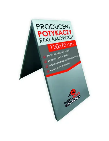 Potykacz Stojak Reklamowy 120x70 cm Metalowy Potykaczy