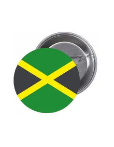 Przypinki Buttony Flaga Jamajka Znaczki Badziki Grafiką
