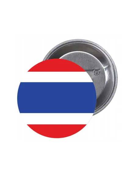 Przypinki Buttony Flaga Tajlandia Znaczki Badziki Grafiką