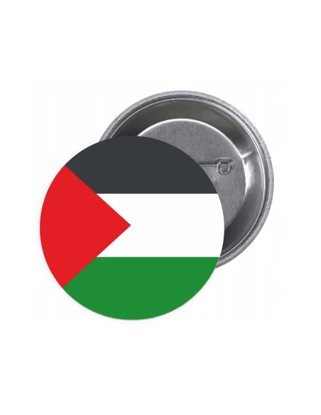 Przypinki Buttony Flaga Palestyna Znaczki Badziki Grafiką