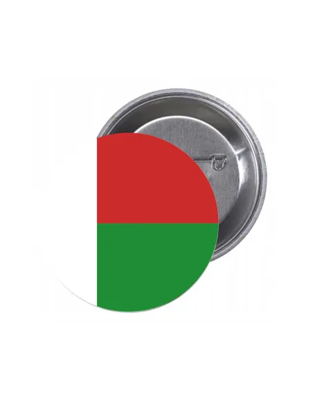 Przypinki Buttony Flaga Madagaskar Znaczki Badziki Grafiką