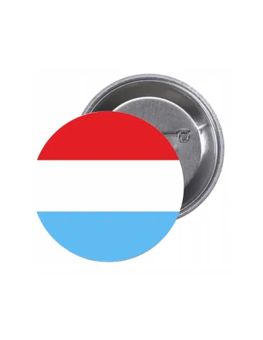 Przypinki Buttony Flaga Luksemburg Znaczki Badziki Grafiką