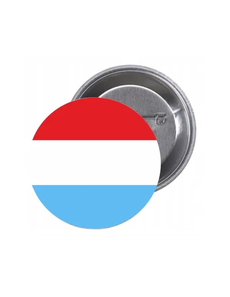 Przypinki Buttony Flaga Luksemburg Znaczki Badziki Grafiką