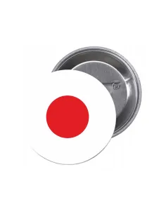Przypinki Buttony Flaga Japonia Znaczki Badziki Grafiką