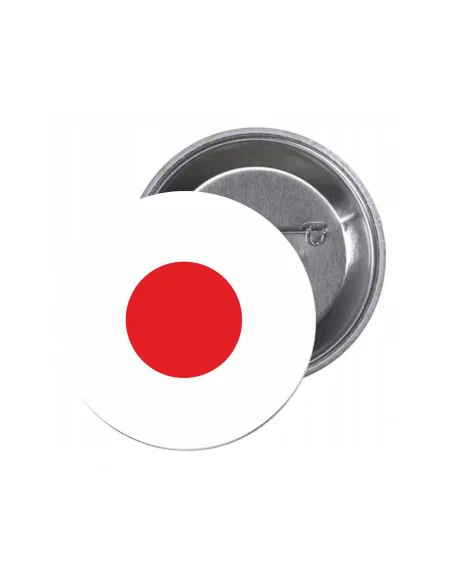 Przypinki Buttony Flaga Japonia Znaczki Badziki Grafiką