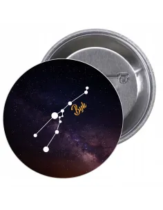 Przypinki Buttony Znak Zodiaku Byk Znaczki Badziki Grafiką