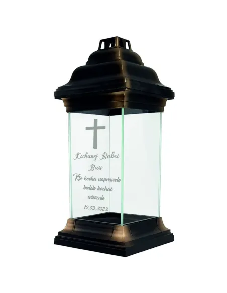 Personalizowany Znicz Kapliczka Grawerem Babci Imieniem