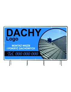 Baner Reklamowy na Siatce Mesh 200x100 cm Gotowy Projekt