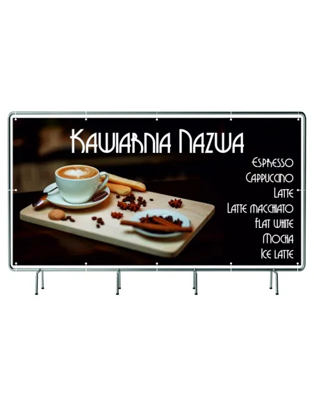 Baner Reklamowy Siatce Mesh 200x100 cm Gotowy Projekt
