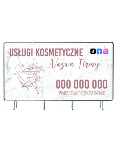 Baner Reklamowy Siatce Mesh 200x100 Gotowy Projekt