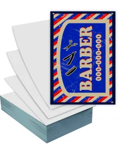 Ulotki A6 5000 szt Reklamowe Firmowe Barber + Projekt