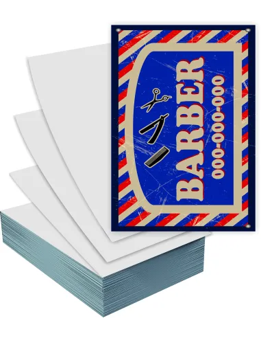 Ulotki A6 5000 szt Reklamowe Firmowe Barber + Projekt