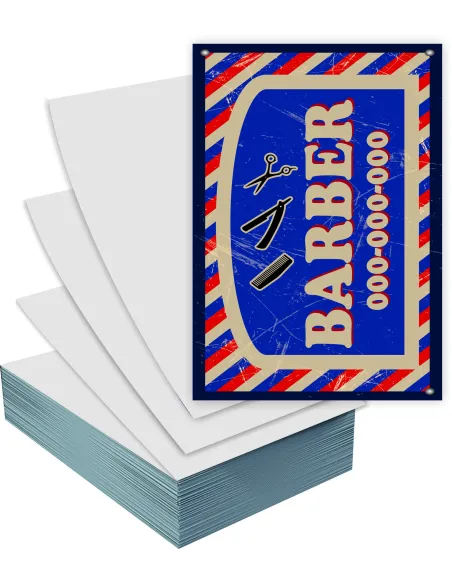 Ulotki A6 5000 szt Reklamowe Firmowe Barber + Projekt