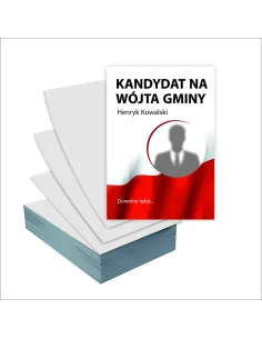 Ulotki A6 Wyborcze Gotowy Projekt Gratis 100 szt Wybory