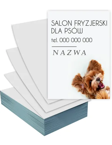 Ulotki A6 100 szt – Reklamowe Firmowe Salon Fryzjerski