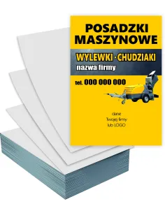 Ulotki A5 100szt Reklamowe Firmowe Posadzki Maszynowe +