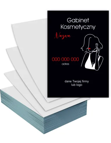 Ulotki A5 100 sztuk 100 sztuk Reklamowe Firmowe Gabinet