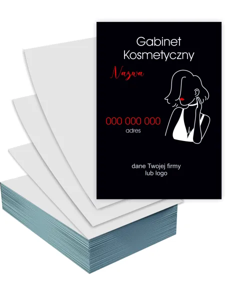 Ulotki A5 100 sztuk 100 sztuk Reklamowe Firmowe Gabinet