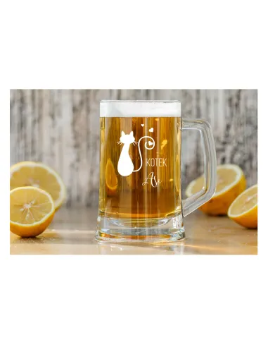 Kufel do Piwa z Grawerem Prezent dla Kobiety z Imieniem