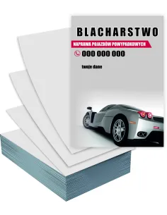 Ulotki A4 1000 sztuk 1000 sztuk Reklamowe Firmowe Projekt