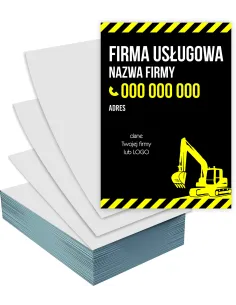 Ulotki A4 100 sztuk Reklamowe Firmowe Firma Usługowa +