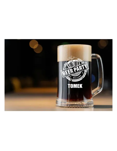 Kufel do Piwa z Grawerem Prezent Chłopaka Męża Partnera