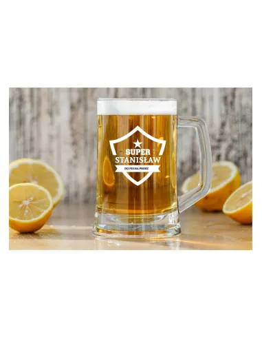 Kufel do Piwa z – Grawerem Prezent Super Faceta Imieniem