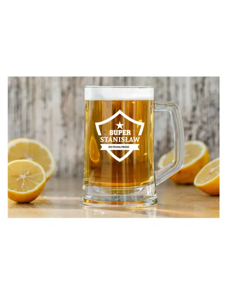 Kufel do Piwa z – Grawerem Prezent Super Faceta Imieniem