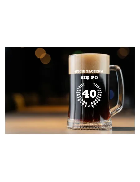 Kufel do Piwa z – Grawerem Prezent Urodzinowy Mężczyzny