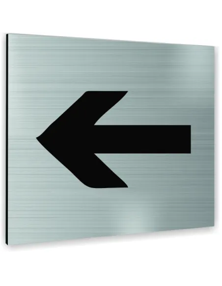 Tabliczka Srebrna Strzałka Tekst Dowolny Napis Tablica