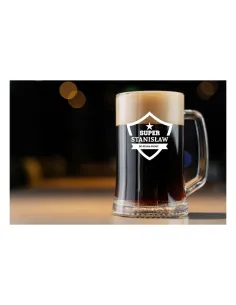 Prezent dla Taty Kufel do Piwa na Dzień Ojca z Grawerem