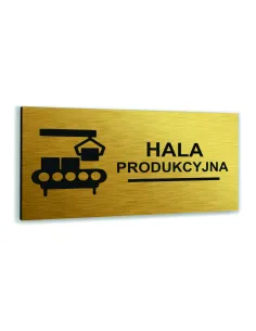 Tabliczka Personalizowany z Nadrukiem Złota Aluminiowa