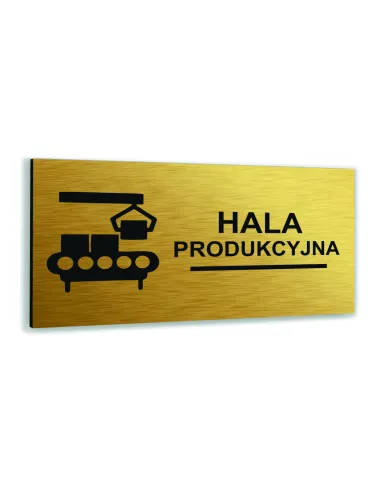Tabliczka Personalizowany z Nadrukiem Złota Aluminiowa