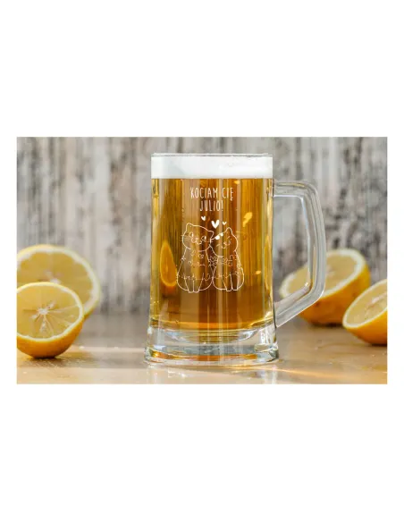 Kufel do Piwa Męża Chłopaka Walentynki Prezent z Grawerem