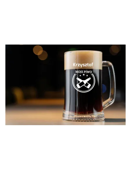 Kufel do Piwa Piwosza Prezent na Święta Męża z Grawerem