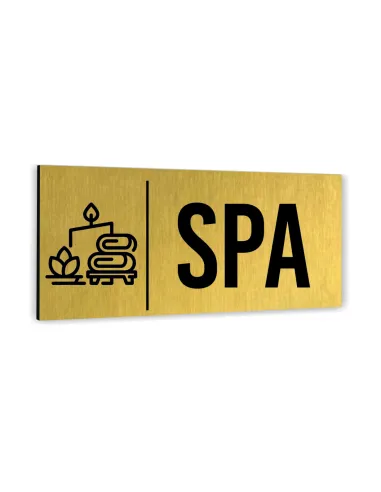 Tabliczka Dowolny Tekst Napis Spa Tablica Nierdzewna