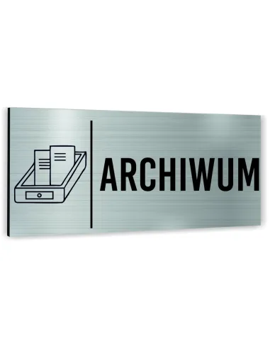 Tabliczka Dowolny Tekst Napis Archiwum Tablica Nierdzewna
