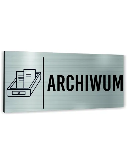Tabliczka Dowolny Tekst Napis Archiwum Tablica Nierdzewna
