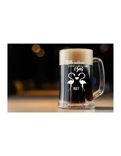 Kufel z Grawerem Duży Walentynkowe Wzory Niego na Prezent