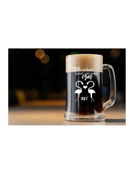 Kufel z Grawerem Duży Walentynkowe Wzory Niego na Prezent