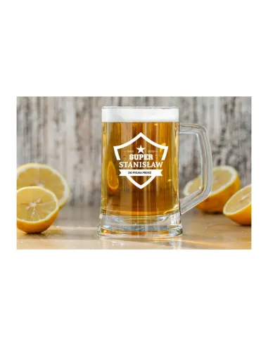 Prezent dla Taty Kufel z Grawerem na Prezent Piwa Dzień Ojca