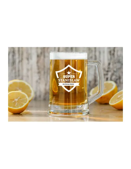 Prezent dla Taty Kufel z Grawerem na Prezent Piwa Dzień Ojca