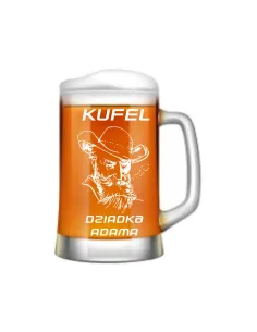 Duży Kufel do Piwa Prezent Dziadka Urodziny dla Dziadka