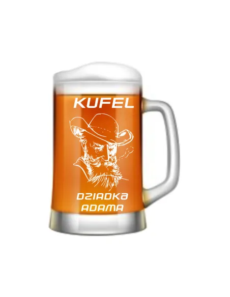 Duży Kufel do Piwa Prezent Dziadka Urodziny dla Dziadka