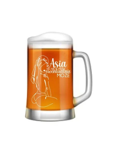 Duży Kufel z Grawerem Prezent Dzień Kobiet Hit na Prezent