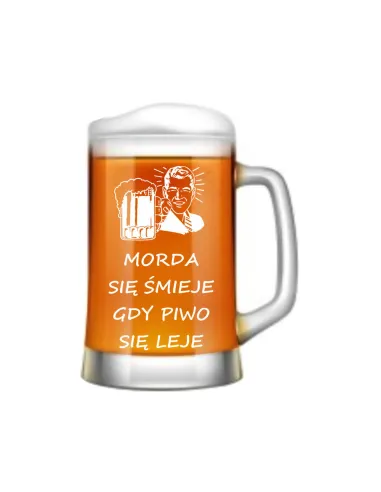 Kufel do Piwa Grawerem Prezent Szwagra Wuja z Grawerem